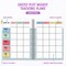 12 Months Weekly and Monthly Teacher Planner Undated, 8.5x11inch (multicolor)